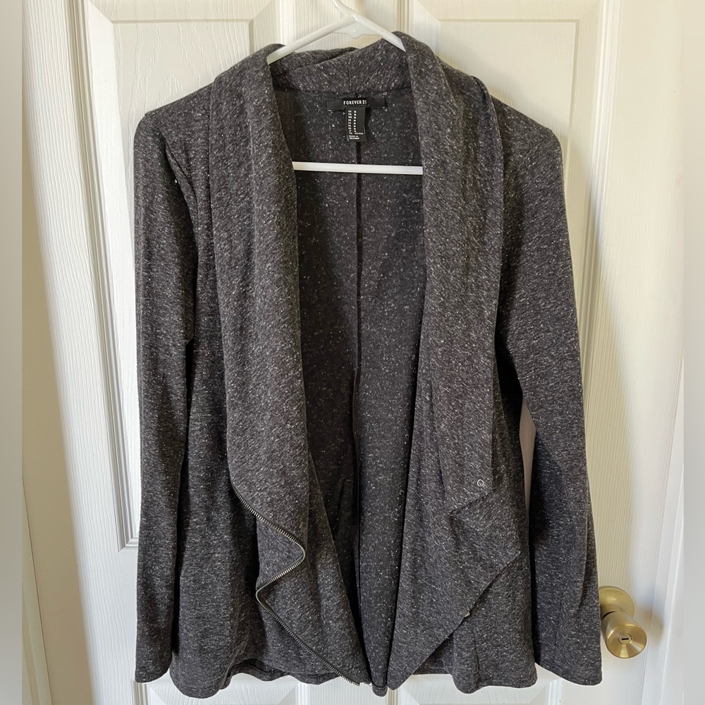 Women’s grey cardigan